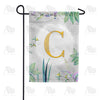America Forever Simply Golden Monogram Garden Flag