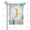 America Forever Simply Golden Monogram Garden Flag