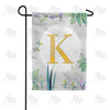 America Forever Simply Golden Monogram Garden Flag