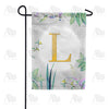 America Forever Simply Golden Monogram Garden Flag