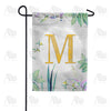 America Forever Simply Golden Monogram Garden Flag