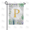 America Forever Simply Golden Monogram Garden Flag