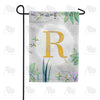America Forever Simply Golden Monogram Garden Flag