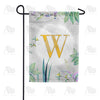 America Forever Simply Golden Monogram Garden Flag