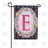 America Forever Burst Of Pink Monogram Garden Flag