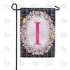 America Forever Burst Of Pink Monogram Garden Flag