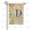 America Forever Fancy Scroll Monogram Garden Flag