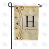 America Forever Fancy Scroll Monogram Garden Flag