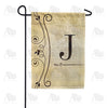 America Forever Fancy Scroll Monogram Garden Flag