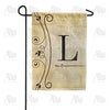 America Forever Fancy Scroll Monogram Garden Flag