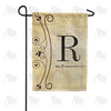 America Forever Fancy Scroll Monogram Garden Flag