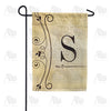 America Forever Fancy Scroll Monogram Garden Flag