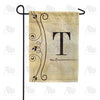 America Forever Fancy Scroll Monogram Garden Flag
