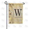 America Forever Fancy Scroll Monogram Garden Flag