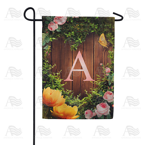 America Forever Garden Light Monogram Garden Flag