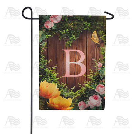 America Forever Garden Light Monogram Garden Flag