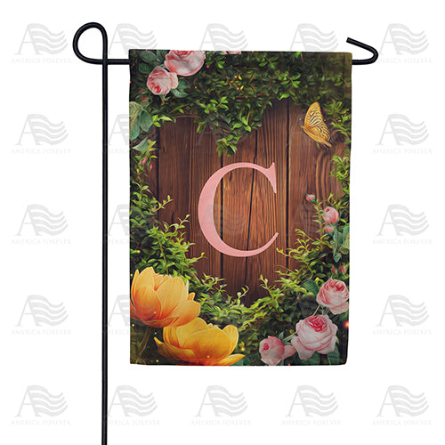 America Forever Garden Light Monogram Garden Flag