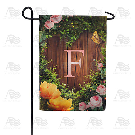 America Forever Garden Light Monogram Garden Flag