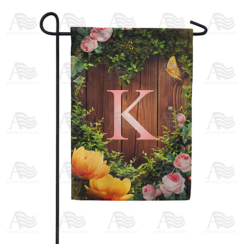America Forever Garden Light Monogram Garden Flag