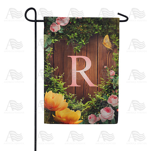 America Forever Garden Light Monogram Garden Flag