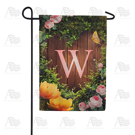 America Forever Garden Light Monogram Garden Flag