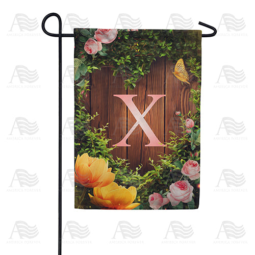 America Forever Garden Light Monogram Garden Flag