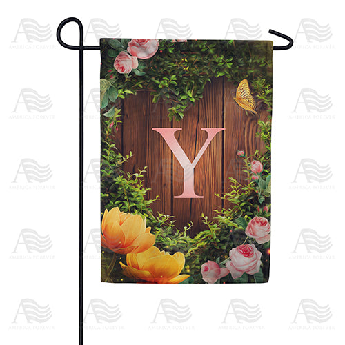 America Forever Garden Light Monogram Garden Flag