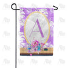 America Forever Purple Reflection Monogram Garden Flag