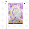 America Forever Purple Reflection Monogram Garden Flag