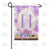America Forever Purple Reflection Monogram Garden Flag