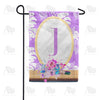 America Forever Purple Reflection Monogram Garden Flag