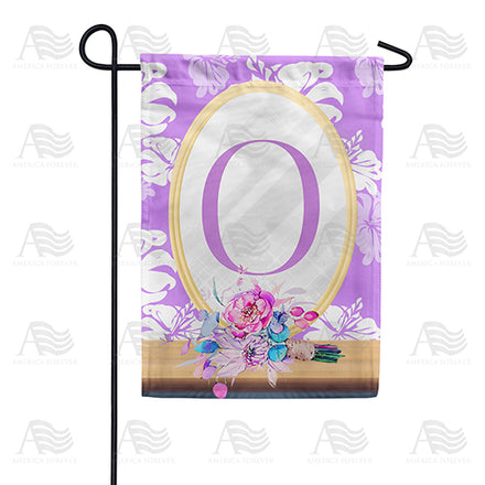 America Forever Purple Reflection Monogram Garden Flag