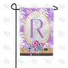 America Forever Purple Reflection Monogram Garden Flag