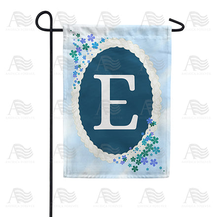America Forever Dainty Blue Monogram Garden Flag