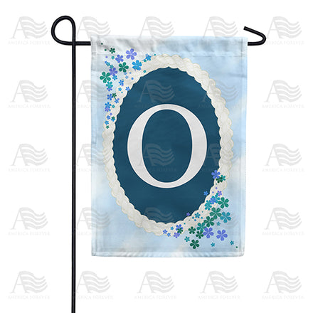 America Forever Dainty Blue Monogram Garden Flag