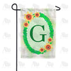 America Forever Green Ivy Monogram Garden Flag
