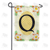 America Forever Yellow Gingham Daisies Monogram Garden Flag