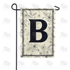 America Forever Flower Sketchings Monogram Garden Flag