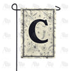America Forever Flower Sketchings Monogram Garden Flag