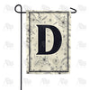 America Forever Flower Sketchings Monogram Garden Flag