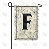America Forever Flower Sketchings Monogram Garden Flag