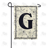 America Forever Flower Sketchings Monogram Garden Flag