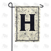 America Forever Flower Sketchings Monogram Garden Flag