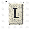 America Forever Flower Sketchings Monogram Garden Flag