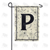 America Forever Flower Sketchings Monogram Garden Flag