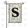 America Forever Flower Sketchings Monogram Garden Flag