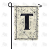 America Forever Flower Sketchings Monogram Garden Flag