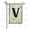 America Forever Flower Sketchings Monogram Garden Flag