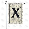 America Forever Flower Sketchings Monogram Garden Flag
