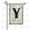 America Forever Flower Sketchings Monogram Garden Flag